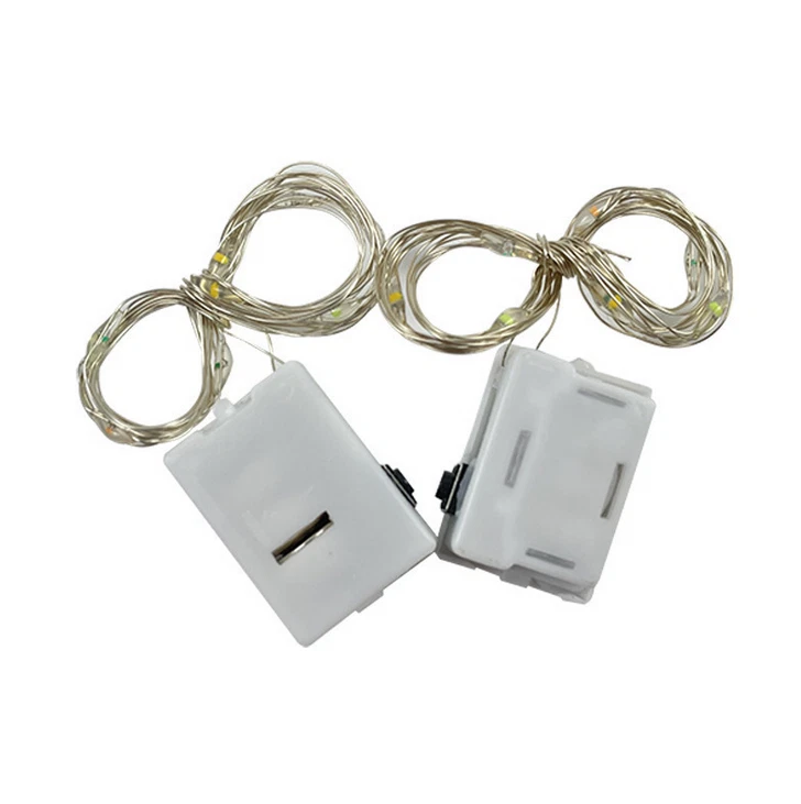 [USB Fairy Lights] 20/30/50 LED USB Fairy Lights | Copper Wire String Lights, Warm White Multicolor White, Home Decor, Bedroom, Wedding, Christmas, Holiday, Halloween Decorations