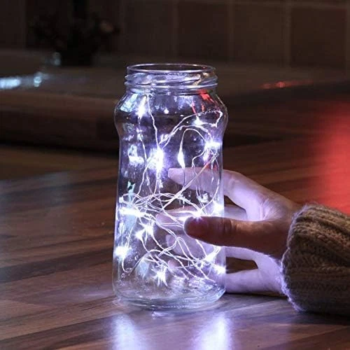 [USB Fairy Lights] 20/30/50 LED USB Fairy Lights | Copper Wire String Lights, Warm White Multicolor White, Home Decor, Bedroom, Wedding, Christmas, Holiday, Halloween Decorations