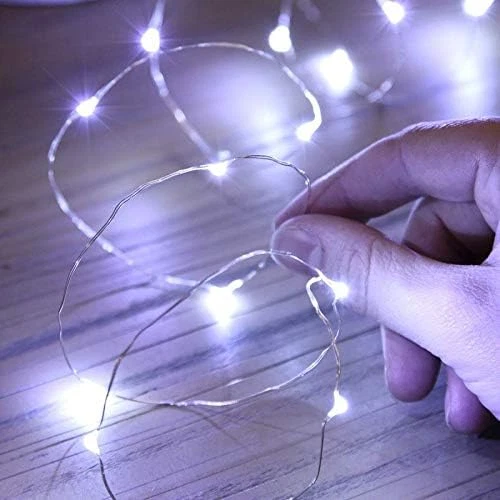 [USB Fairy Lights] 20/30/50 LED USB Fairy Lights | Copper Wire String Lights, Warm White Multicolor White, Home Decor, Bedroom, Wedding, Christmas, Holiday, Halloween Decorations
