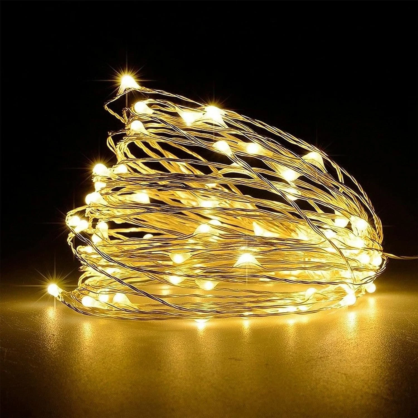[USB Fairy Lights] 20/30/50 LED USB Fairy Lights | Copper Wire String Lights, Warm White Multicolor White, Home Decor, Bedroom, Wedding, Christmas, Holiday, Halloween Decorations