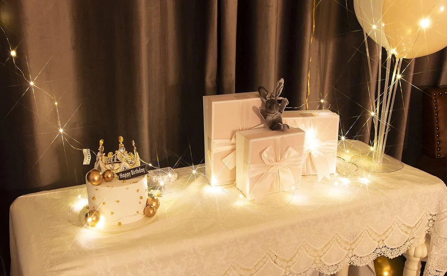 [USB Fairy Lights] 20/30/50 LED USB Fairy Lights | Copper Wire String Lights, Warm White Multicolor White, Home Decor, Bedroom, Wedding, Christmas, Holiday, Halloween Decorations